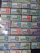 A large and well-filled stockbook of Commonwealth stamps including a good range of George VI stamps