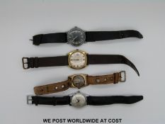 A quantity of vintage wristwatches including Sekonda,