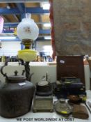 A quantity collection including a boxed set of pastry forks,