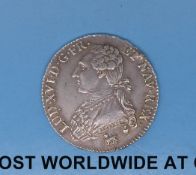 A Louis XV1 demi-ecu 