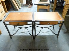 Two small side/ coffee tables