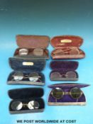 Six pairs of spectacles,