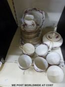 A Foley China decorative tea set,