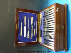 A 100 piece Viners of Sheffield stainless steel cased cutlery set,