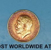 A 1914 gold full sovereign