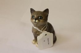 A Beswick Figure : Persian Kitten - Seat