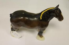 A Beswick Figure : Shire Mare, model 818