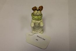 A Beswick Figure : Dog with Ruff (lime G