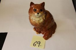 A Beswick Figure : Persian Cat - Seated,