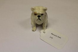 A Beswick Figure : Bulldog - Seated, mod