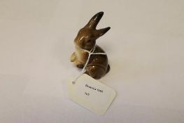A Beswick Figure : Rabbit - On Haunches,