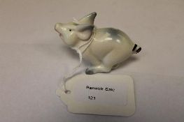 A Beswick Figure : Piglet - Running, mod
