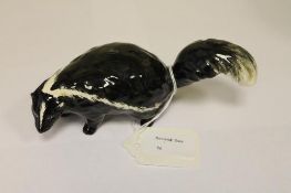 A Beswick Figure : Skunk, model 1308, gl