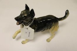 A Beswick Figure : Alsatian - Standing,
