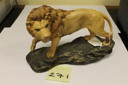 A Beswick Figure : Lion on Rock, model 2