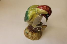 A Beswick figure : Green Woodpecker, mod