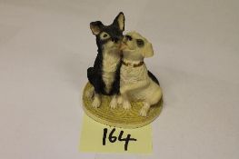 A Beswick Figure : Puppy - Two Puppies,