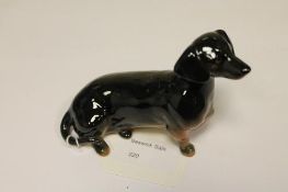 A Beswick Figure : Dachshund - Seated, m