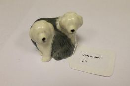 A Beswick Figure : Old English Sheepdogs