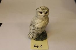 A Beswick Whisky Flask : Snowy Owl, mode