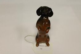 A Beswick Figure : Dachshund - Begging,