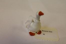 A Beswick Figure : Gosling, model 821, g
