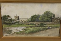 P.T. Murray : The River Pont at the Diam
