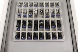 A Swarovski Silver Crystal chess set, bo