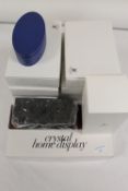 A Swarovski crystal home display stand,