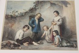 Manner of George Morland : A captivated