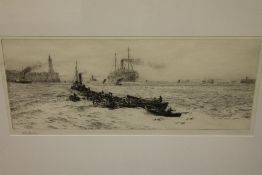 William Lionel Wyllie : Tynemouth, drypo