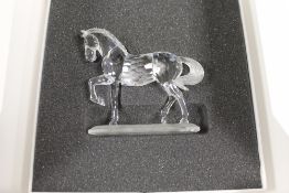 A Swarovski silver crystal figure - Hors