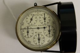 An F Robson & Co anemometer, cased.