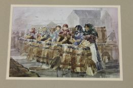 Tom Dack : Cutting and packing herring,