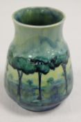 William Moorcroft for Liberty - A small vase, Hazledene pattern, height 12.5 cm. CONDITION REPORT: