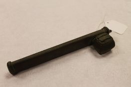 An eastern military type scribe's case, length 23.5 cm. CONDITION REPORT: Good condition, time