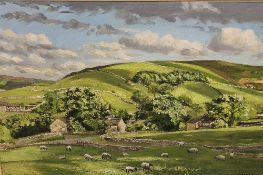 T.L.Kerkham : A Yorkshire Landscape, oil on canvas, signed, 90cm x 60cm, framed.