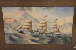 William Bell Harrison : Portrait of the ship 