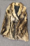 A vintage fur jacket.