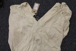 A vintage Jean Muir of London cream cocktail dress, size 10.