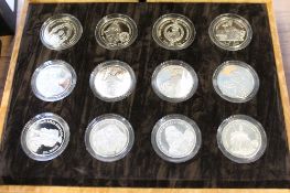 A Royal Mint silver coin collection - The royal heritage, limited edition, boxed.  CONDITION REPORT: