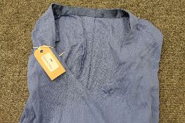 A vintage Jean Muir of London purple midi day dress, size 10.