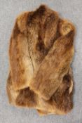 A vintage fur jacket.