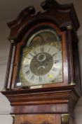 An early nineteenth century inlaid oak long cased clock by Underhill and Son of Wolverhampton,