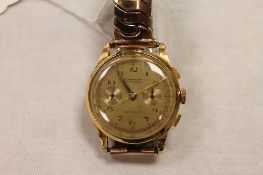 An 18ct gold Gentleman's Formida wrist watch. CONDITION REPORT: Good condition, on expansion