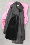 An Ungaro Italian jacket, pink size 42,