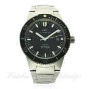 A RARE GENTLEMAN'S TITANIUM IWC GST 2000 AQUATIMER AUTOMATIC BRACELET WATCH, PURCHASED FROM