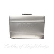 A SPECIAL JAMES BOND 007 SWATCH SET WITH ORIGINAL 007 SUITCASE
Twenty James Bond themed watches