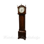 A MAHOGANY 8 DAY SCOTTISH LONG CASE CLOCK CIRCA 1820 BY T. BARCLAY, MONTROSE
D: Circular painted