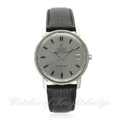 A GENTLEMAN'S STAINLESS STEEL OMEGA CONSTELLATION CHRONOMETER WRIST WATCH CIRCA 1968, REF. S.F.